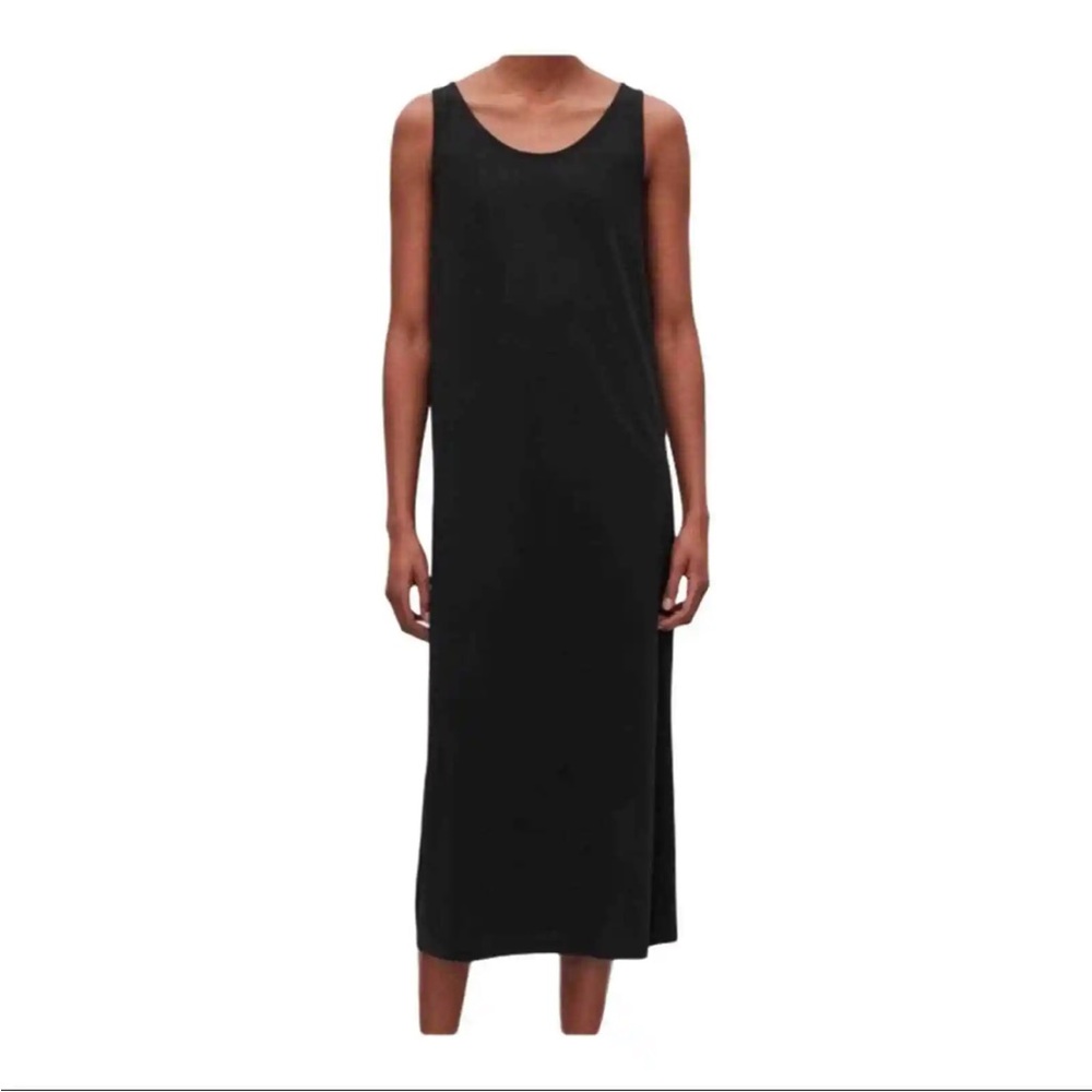 COS Women’s Sleeveless Keyhole Back Black Dress size S